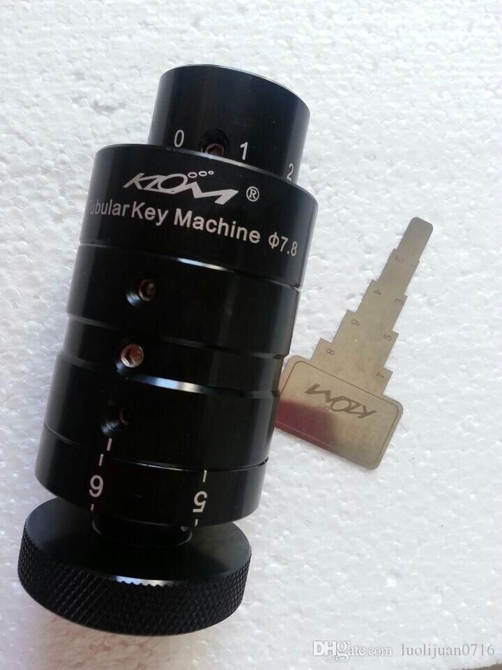 High Quality KLOM Portable Tubular Lock Key Cutting Machine Key Cutter Locksmith Tools Lock Pick