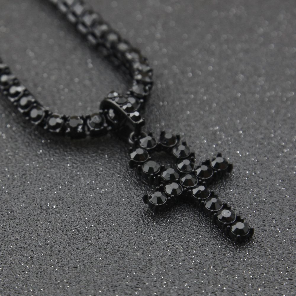 Black,5mm 24inch Tennis Chain