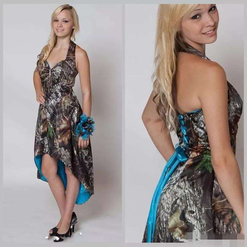 camo bridesmaid dress