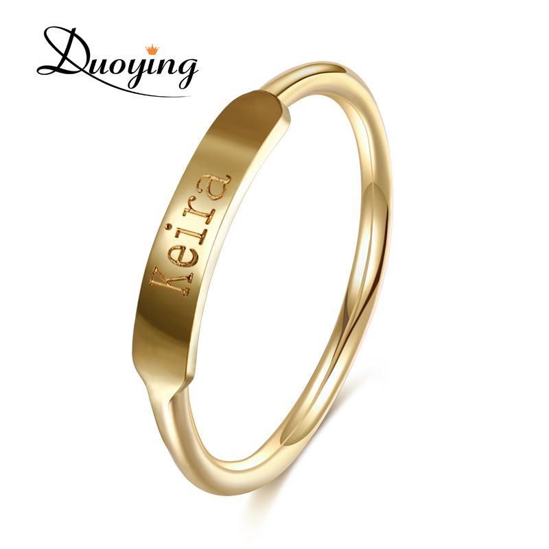 Ring Name Engraved Graduation Present