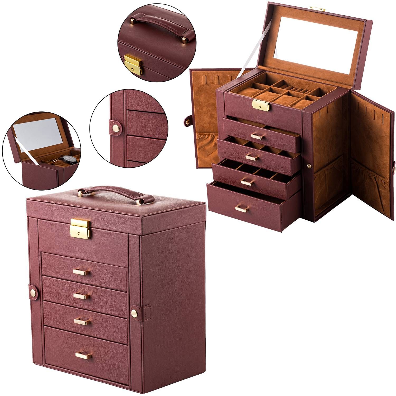 large womens jewelry boxes