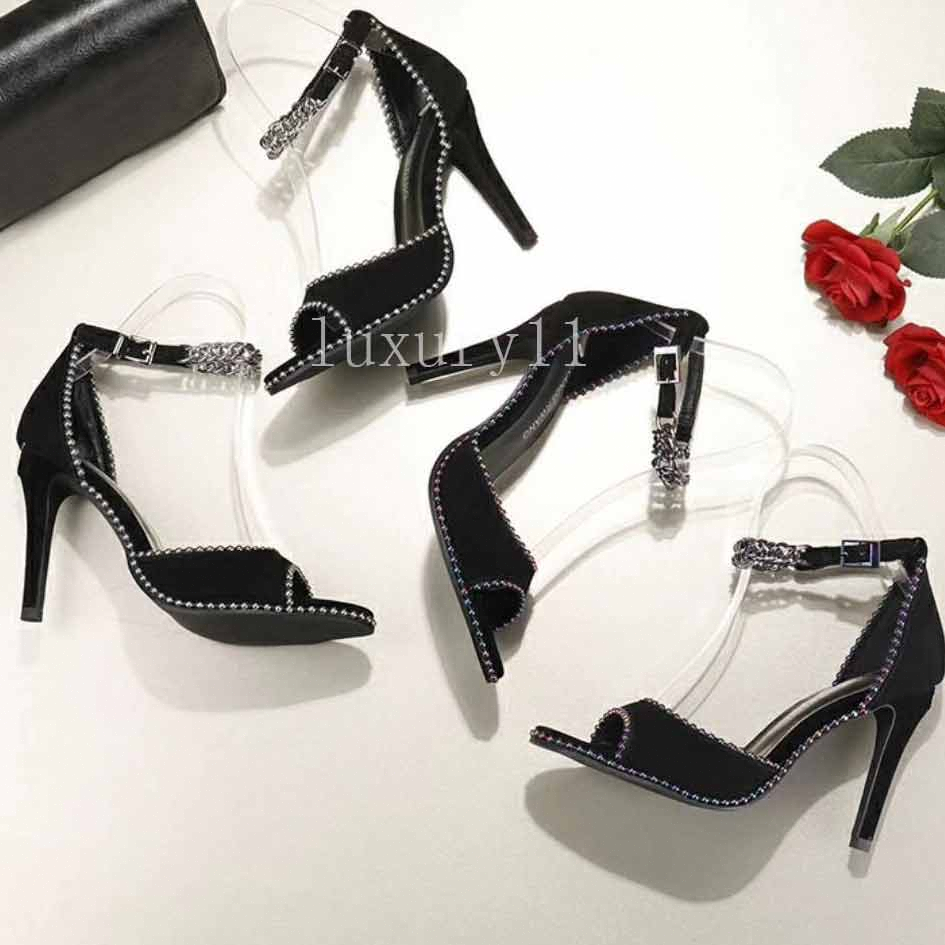 formal black sandals for ladies