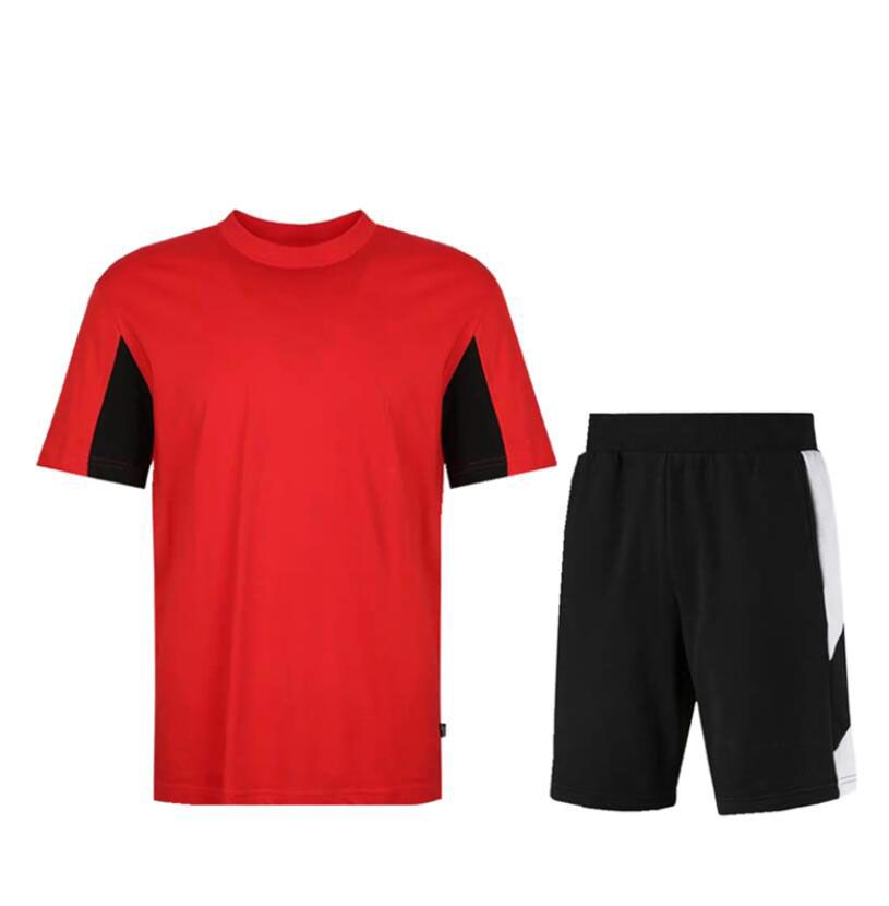 men's round neck tracksuit