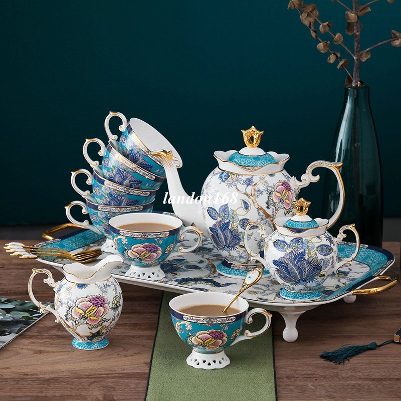 té de la tarde Conjunto de tazas de café europeo de lujo té de la tarde Conjunto de tazas de café europeo de lujo