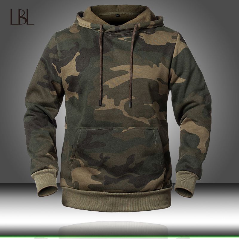Camo hoodie mens fashion Outlet