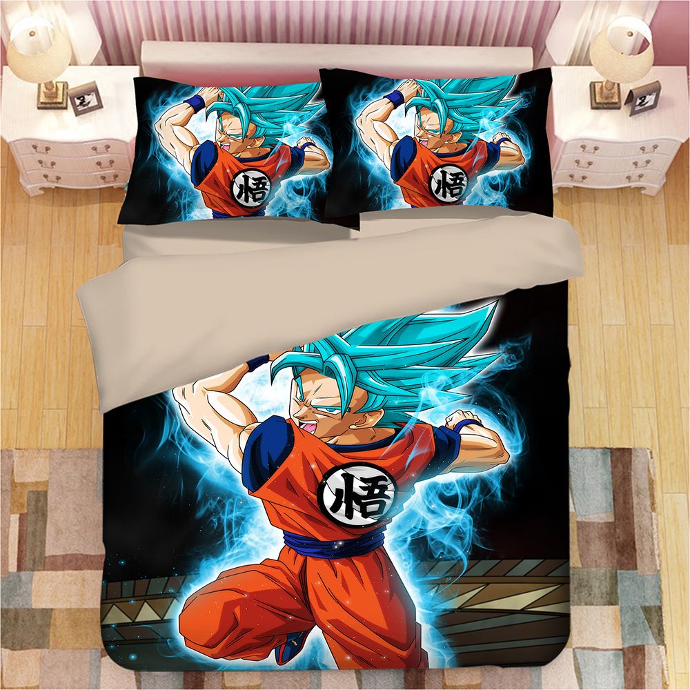 Dragon Ball 3d Cartoon Print Bedding Set Duvet Covers Quiltcover