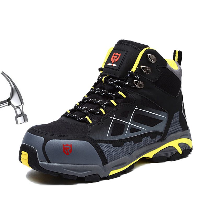 high heel steel toe safety shoes