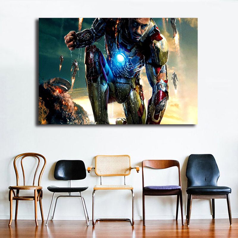 2019 Iron Man Nordic Superhero Marvel Marvel Movie Hd Art Canvas Poster Painting Wall Picture Print Home Living Room Bedroom Decoration From Iwallart