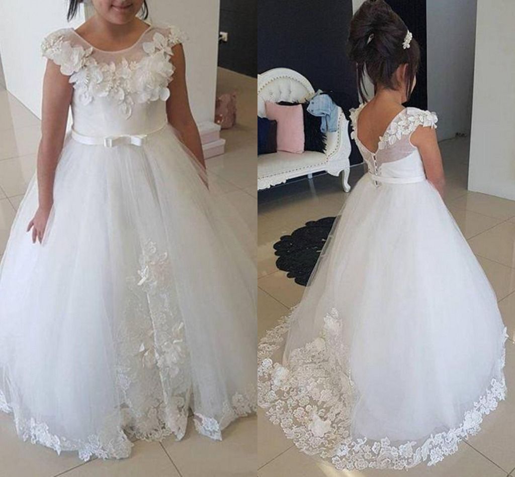 first communion dress with train