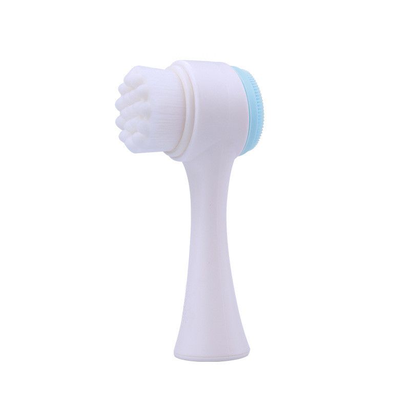 Brosse blanche + silicone verte