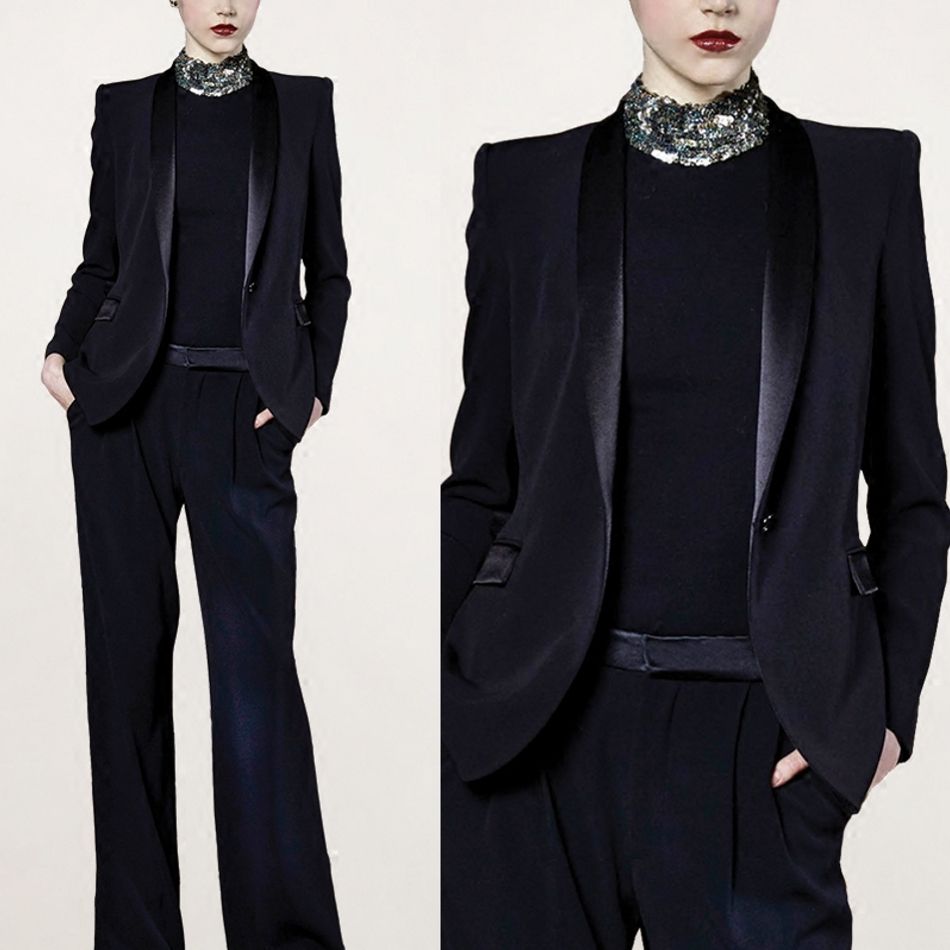 mother of the bride tuxedo pantsuit