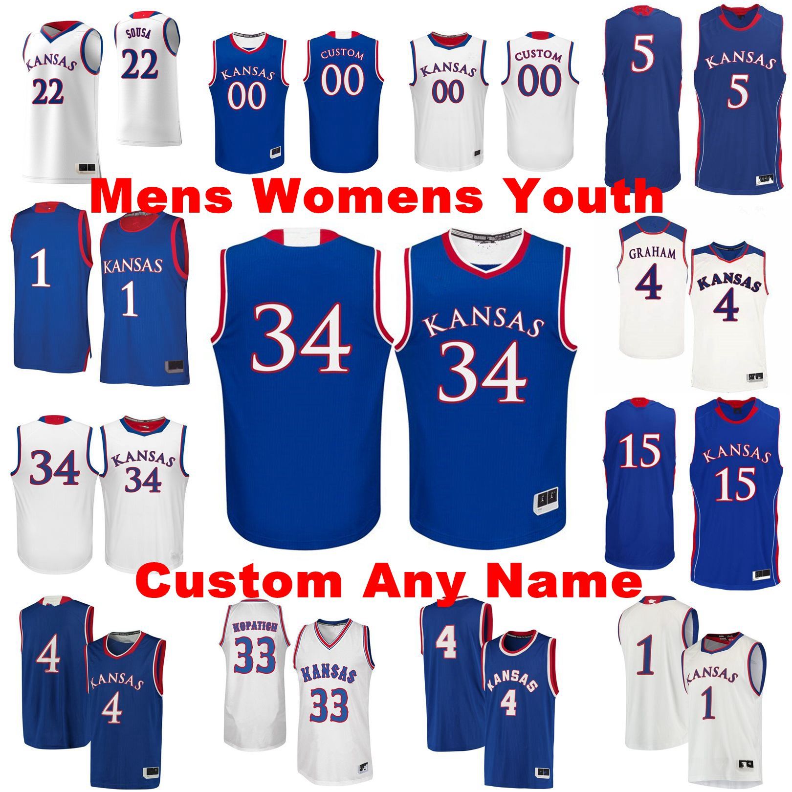 kansas university basketball jersey