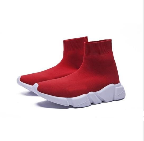 skechers stretch knit red