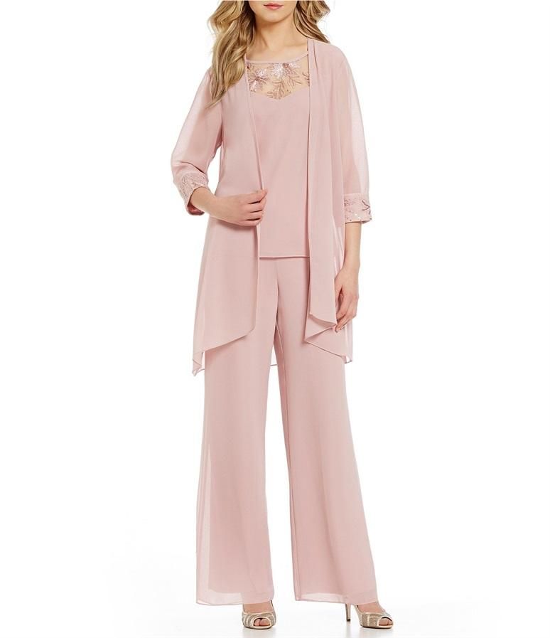 tailleur pantalon mere de la mariee