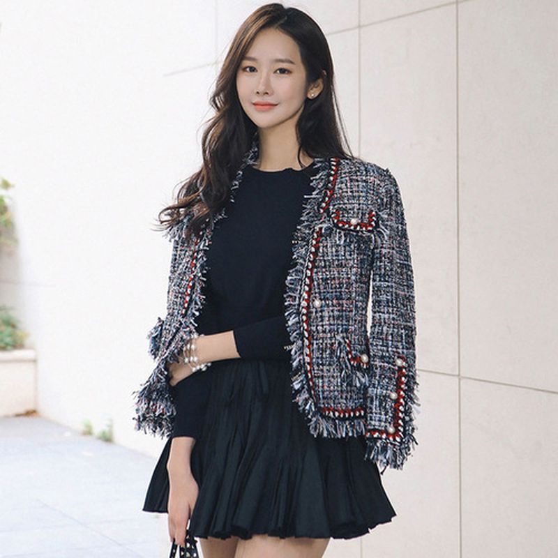 tweed jacket womens plus size