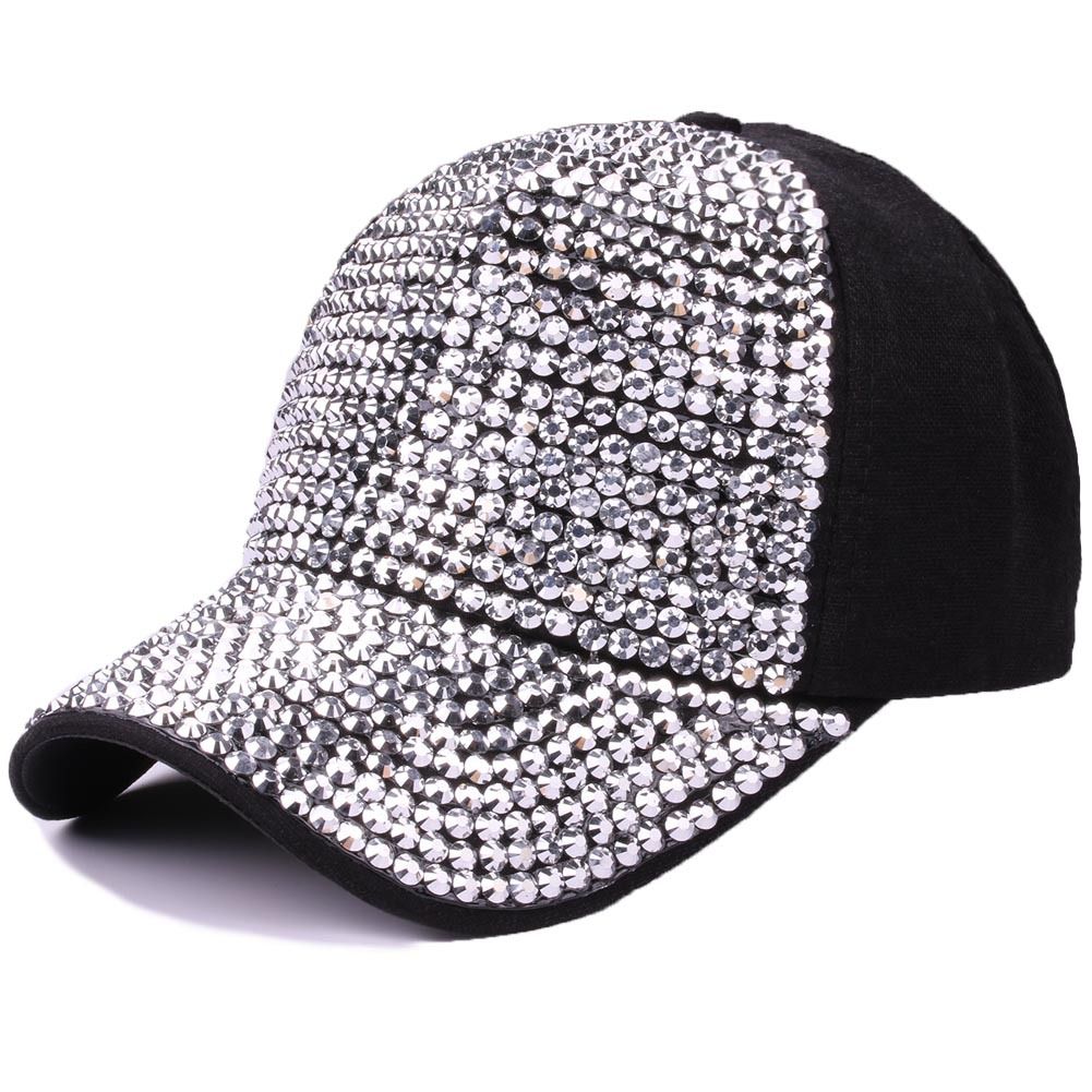 rhinestone baseball cap