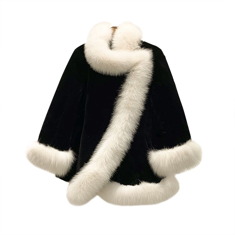 faux mink wrap
