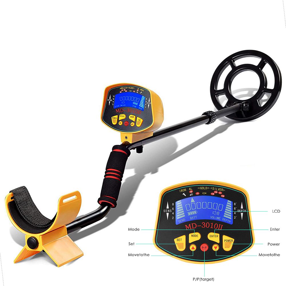 2020 MD3010II Professional Metal Detector High Sensitivity Underground Metal Detector Gold 2020 MD3010II Professional Metal Detector High Sensitivity Underground Metal Detector Gold
