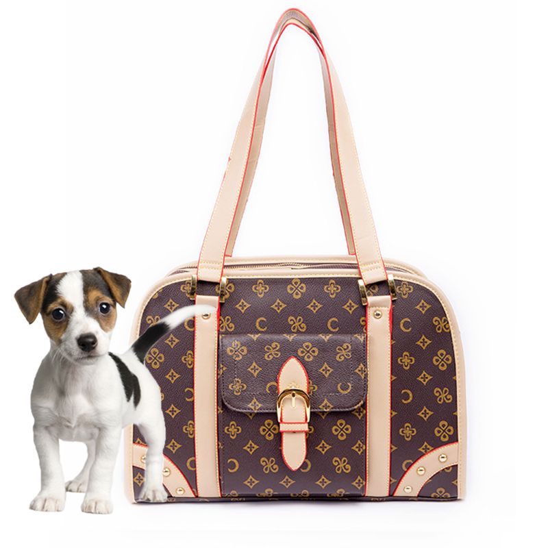 Louis Vuitton Monogram Baxter PM Dog Carrier Pet Bag Leather ref