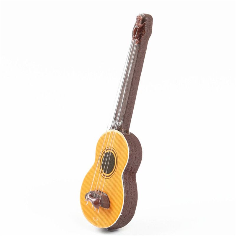 Mini Guitar Model Miniature Decoration