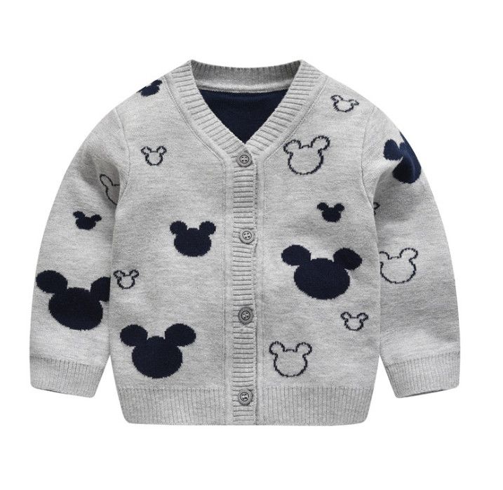 newborn red cardigan