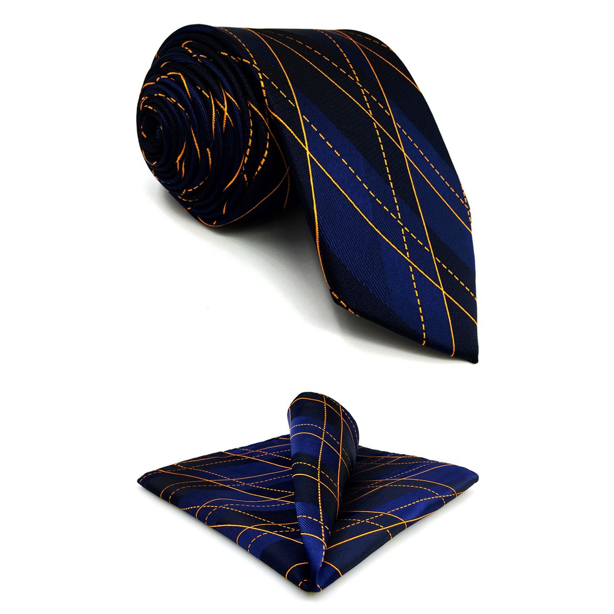 Tie Set Tie+Hanky+Cufflinks Mens Necktie Lapel Hademade Accessories Stripes Necktie Classic Tie Tie Set