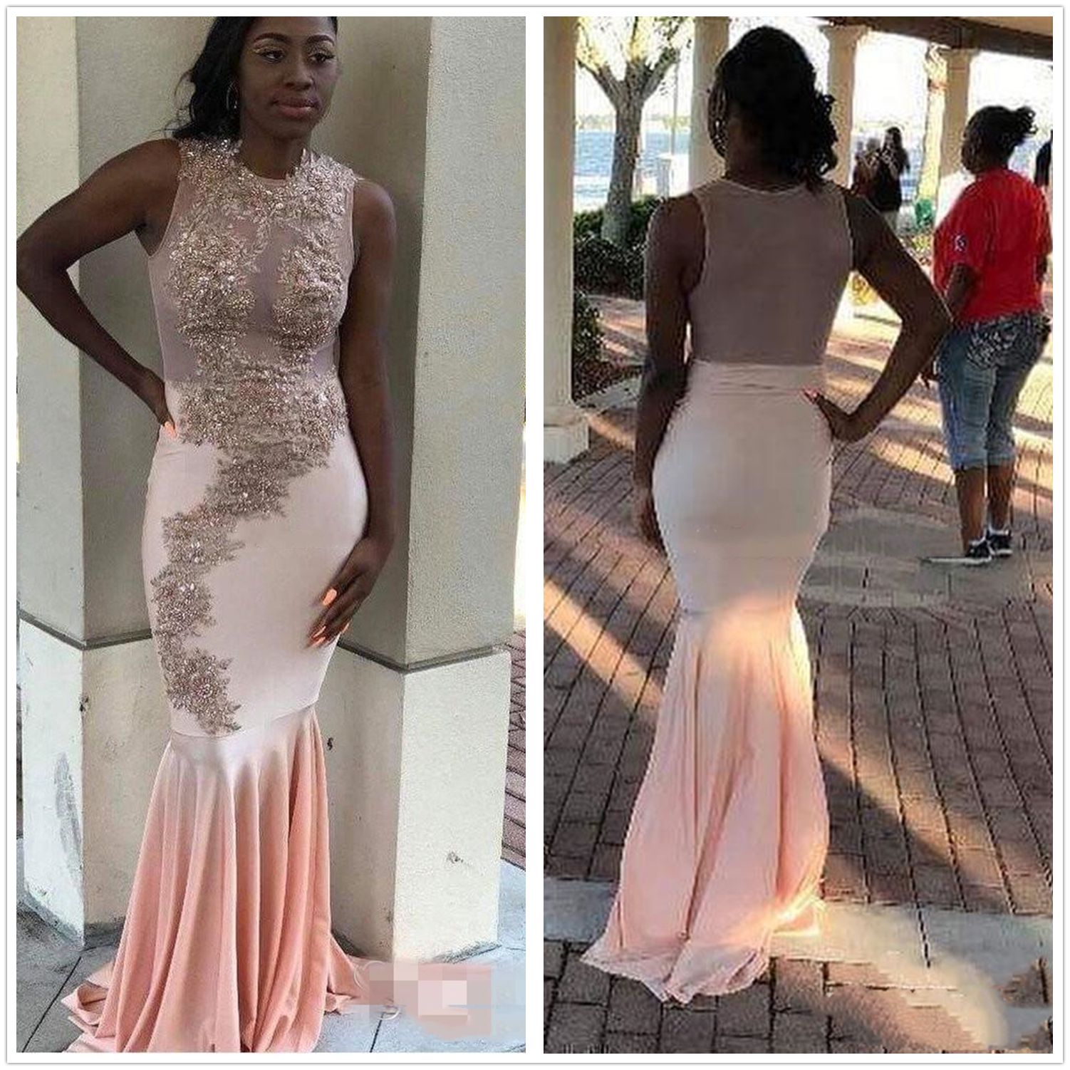 peach prom dresses 2019