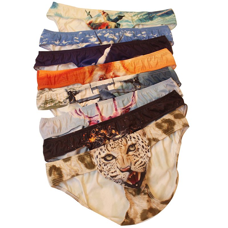 Mens Bikini Underwear Briefs Pants Low Waist Sexy Breathable Animal Print Fashion Underpants Mens Sexy Comfortable Mens Bikini Underwear Briefs Pants Low Waist Sexy Breathable Animal Print Fashion Underpants Mens Sexy Comfortable