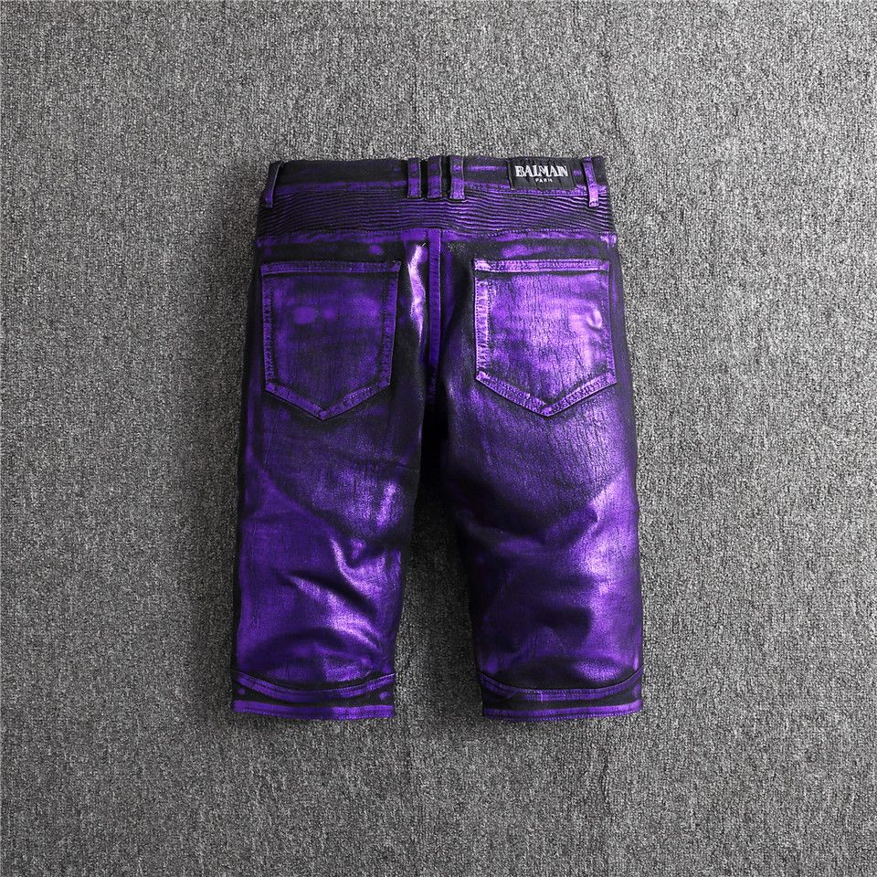 Summer New Mens Designer Denim Shorts 