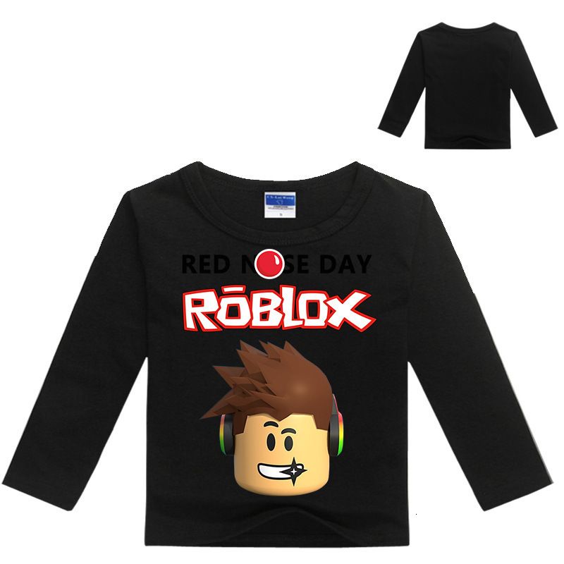 2020 In Child Large Long Sleeves Shirt Roblox Red Nose Day Boy - vlone friends w off white jacket roblox