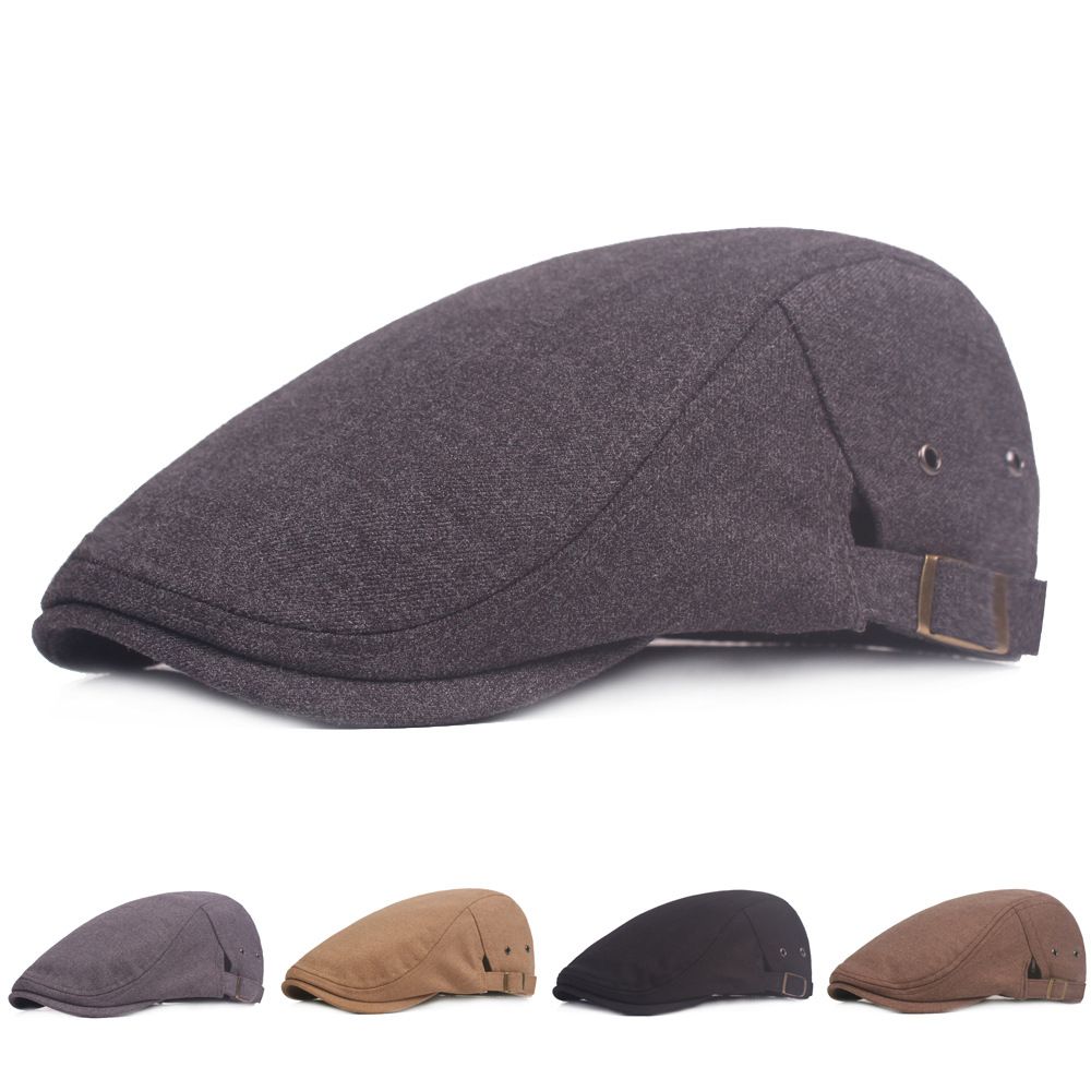 Boina De Tela Para Gorra Simple, Tapa, Gorra De Comercio Americano Y Europeo, Sombrero De Estilo Británico, Gorra De Hombre, Delantera De 5,68 € | DHgate