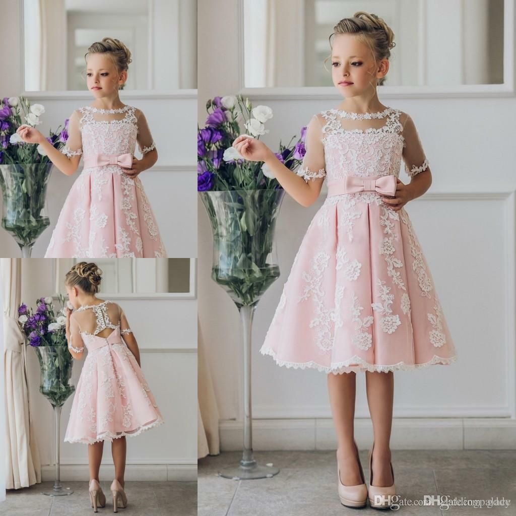 monsoon grey flower girl dress