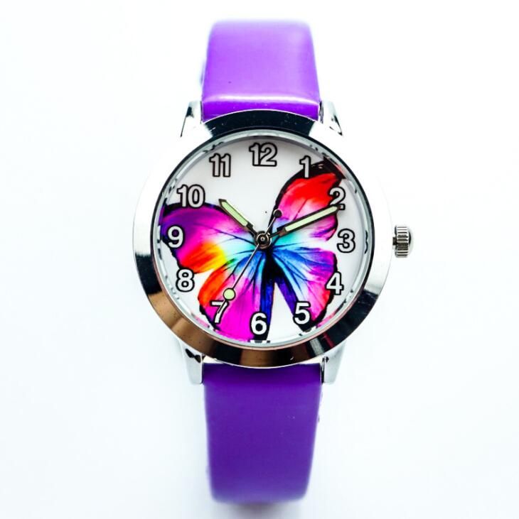 little girl watches