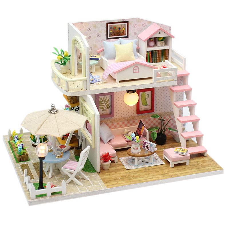 diy miniature wooden house
