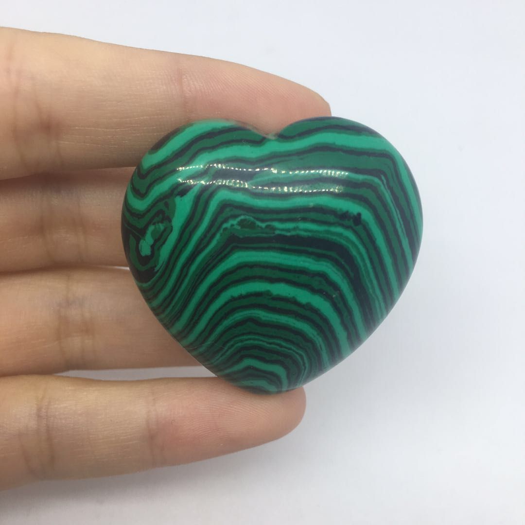 malachite polished stone