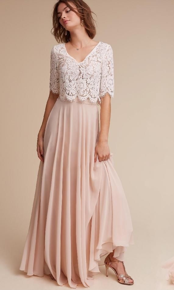 elegant dusty pink dress