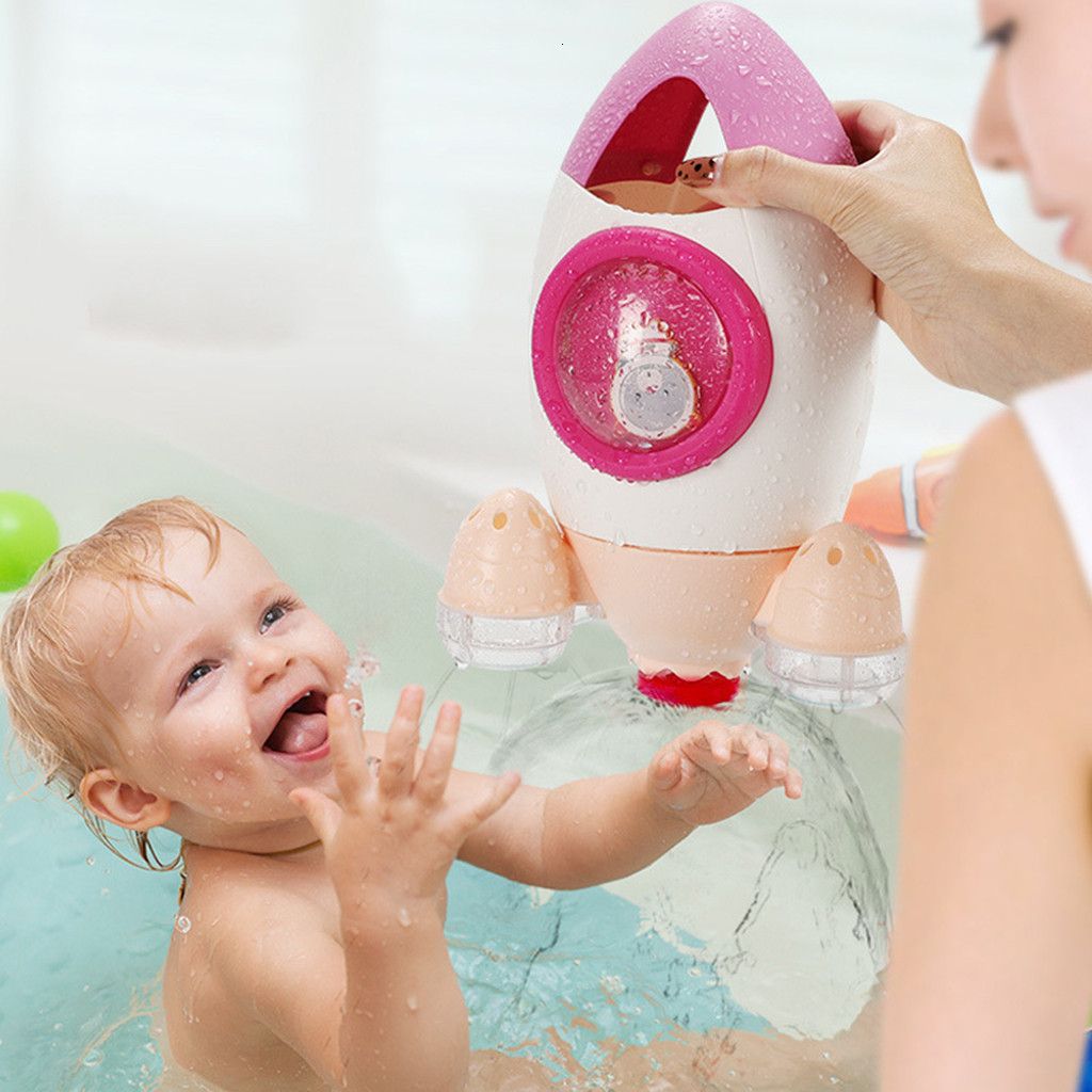 baño para bebés Bañera para Cohete Baño de agua Tiempo Diversión Juguetes para