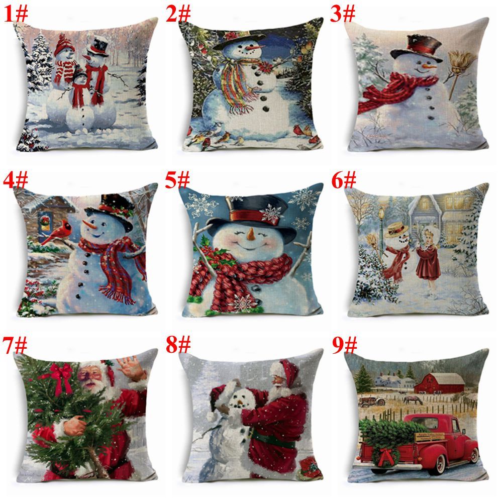 christmas couch pillow covers