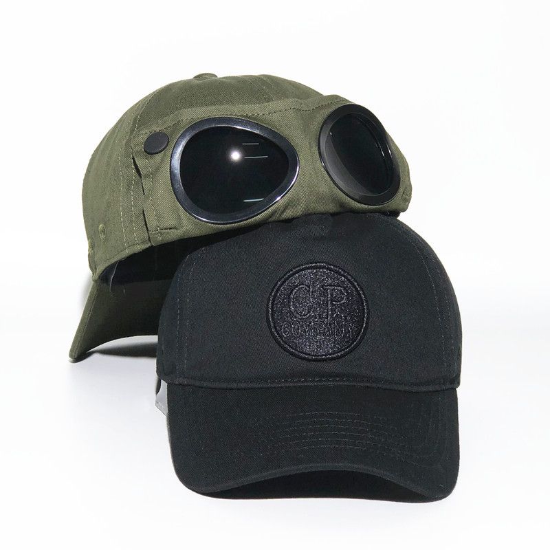 Black Glasses Aviator Baseball Cap 