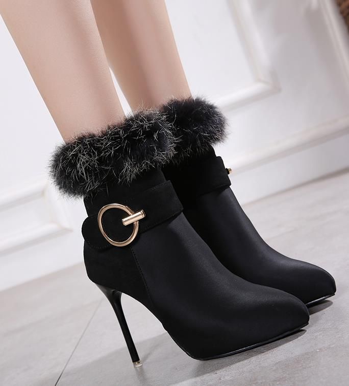 designer high heel boots