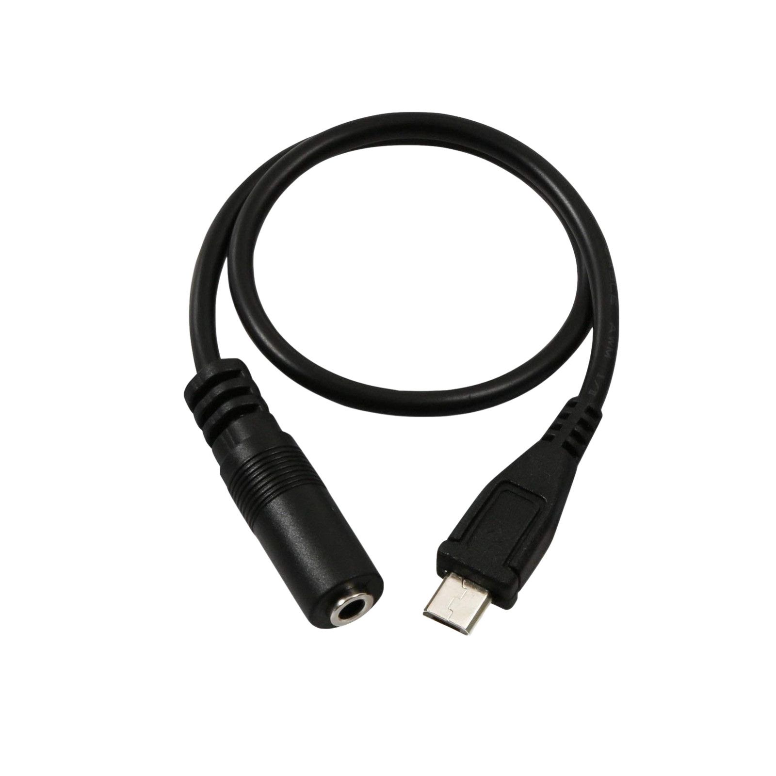 2020 Micro USB 5 Pin Male Plug To 3.5mm Female Jack AUX Audio Sync