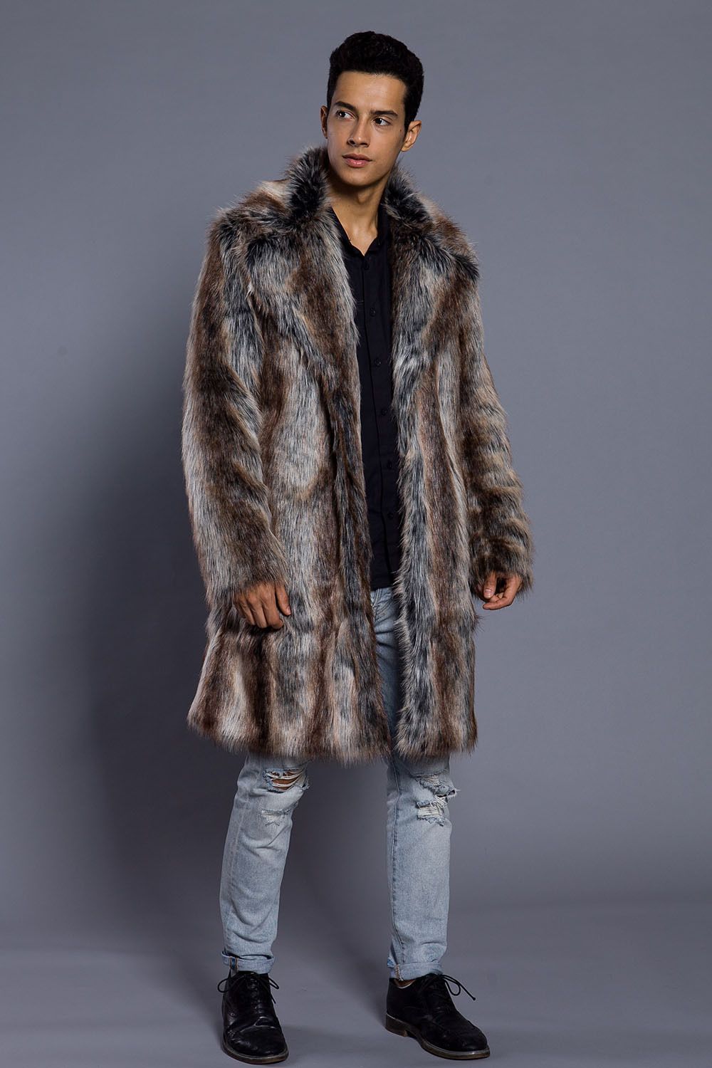 Punk Parka Jackets Overcoats 