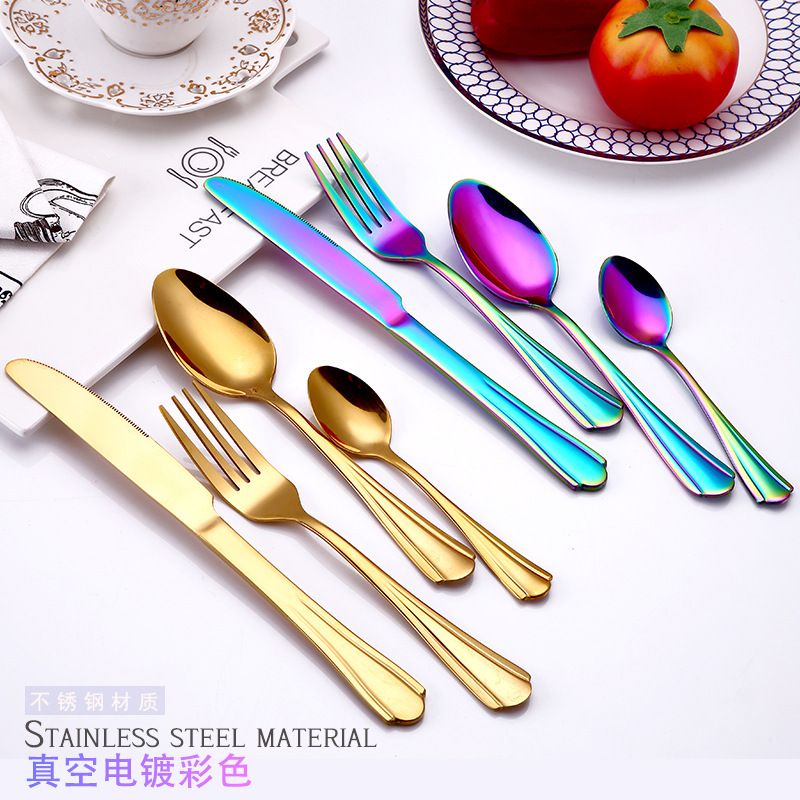 4 unids set Universal espesado Simple Color puro 430 Vajilla 4 unids set Universal espesado Simple Color puro 430 Vajilla