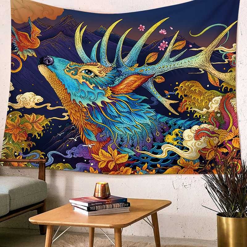 Psychedelic Lovers Hand Wall Tapestry Blanket Wall Hanging Home Decor Tapestries