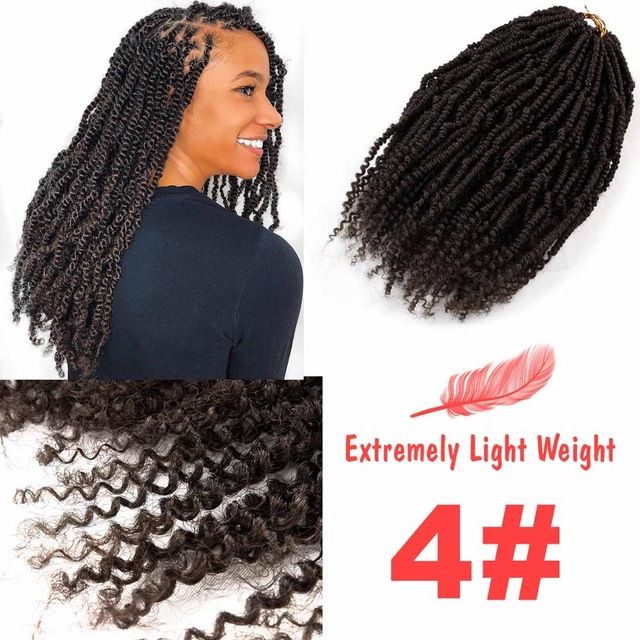 2020 14inch 24 Strands Nubian Twists Crochet Braids Ombre
