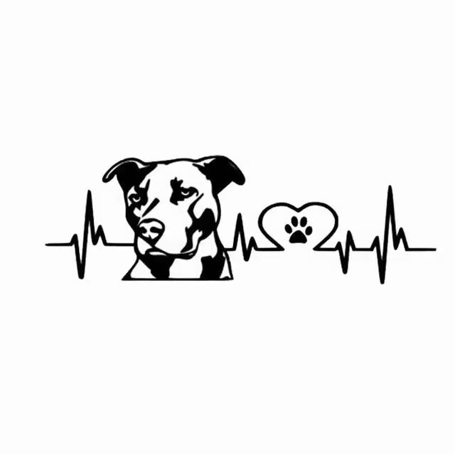 Waterproof Car Sticker Decals Pit bull Car styling Car Accessories Reflective