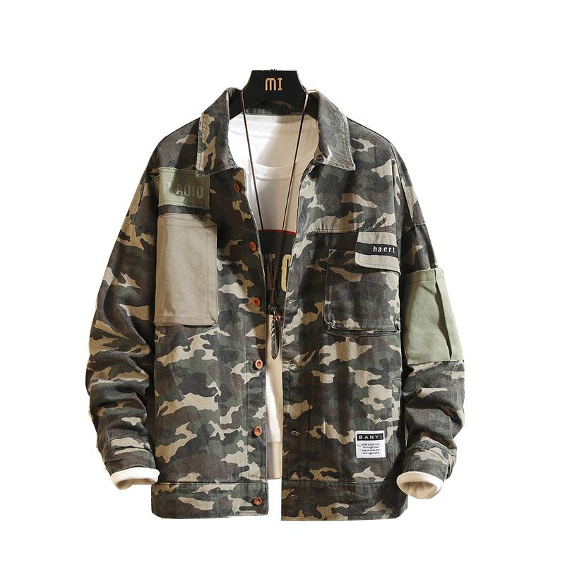 camouflage overcoat