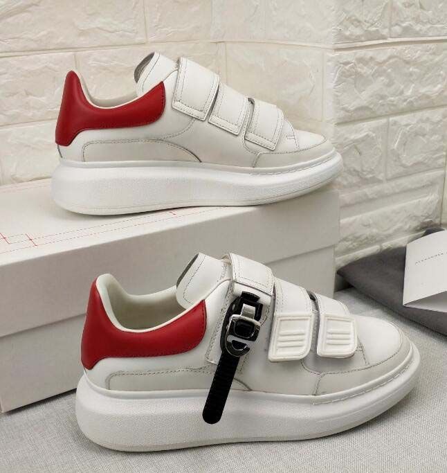 designer velcro sneakers