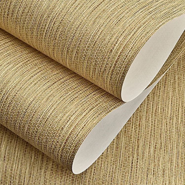 Rustic Straw Texture Pure color Wallpaper Modern Simple Plain Retro Non-woven Classic Solid Wall Paper Rustic Straw Texture Pure color Wallpaper Modern Simple Plain Retro Non-woven Classic Solid Wall Paper