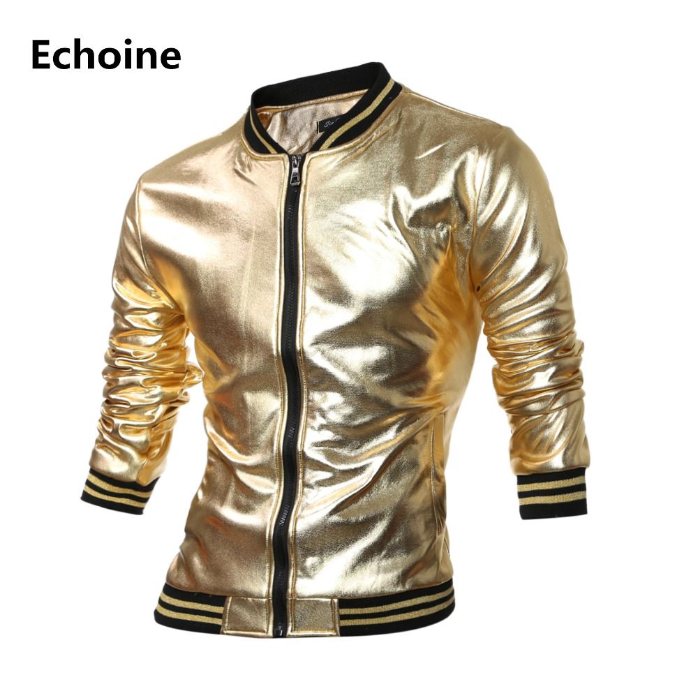 mens gold jacket